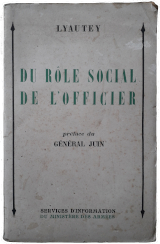 Du rôle social de l'officier