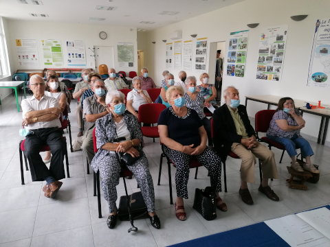 Les membres de l’AECBA présents pour cette AGE