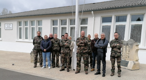 Colonel Fabrice Beurois' visit