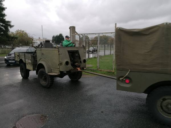 L’arrivée du convoi chez les Amis de La Martinerie