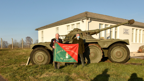 The Indre Foreign Legion veteran association at La Martinerie