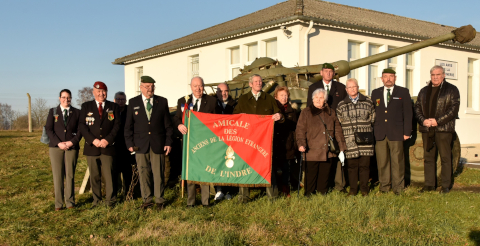 The Indre Foreign Legion veteran association at La Martinerie