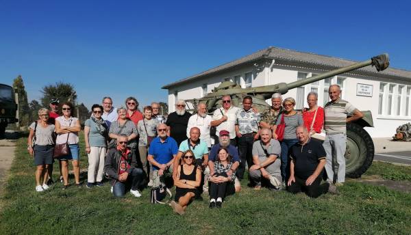 Part of the group in front of the EBR