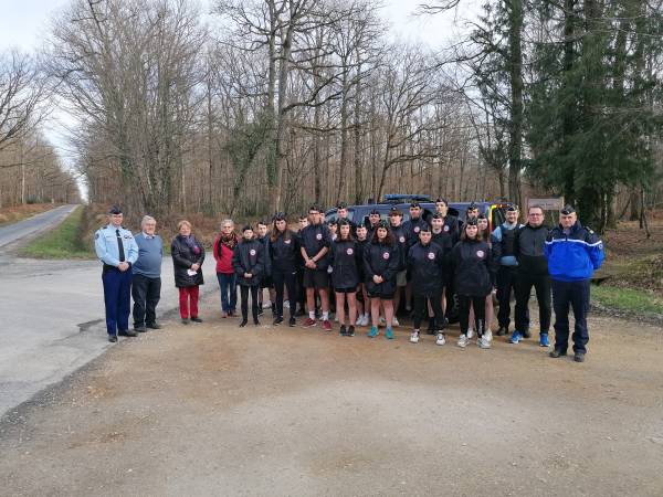 The cadets, the colonel commanding the group, the staff supervising the cadets and the members of the association