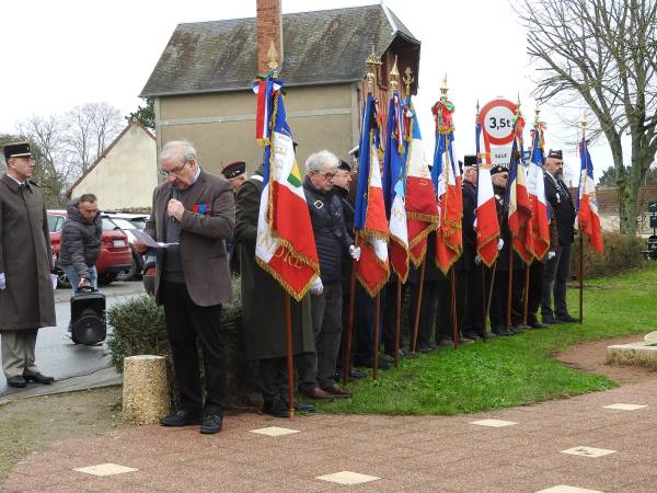 The reading of the message from “Les Amis de La Martinerie” by the president