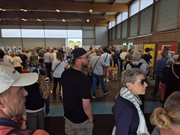 De nombreux visiteurs