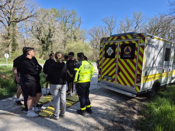 Alex, first aid instructor at the French Federation of Sports Rescuers