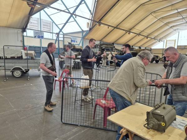 Dismantling before returning to La Martinerie