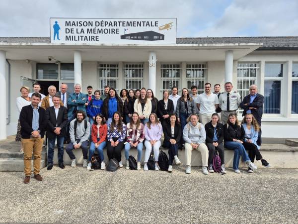 Some of the students and the speakers