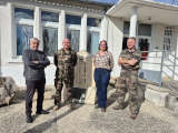 Le nouveau DMD 36 en visite à La Martinerie