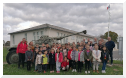 Kids from the Fernand Maillaud primary school in Etrechet visiting