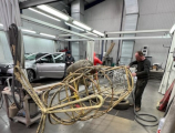 La restauration de l’avion suit son cours